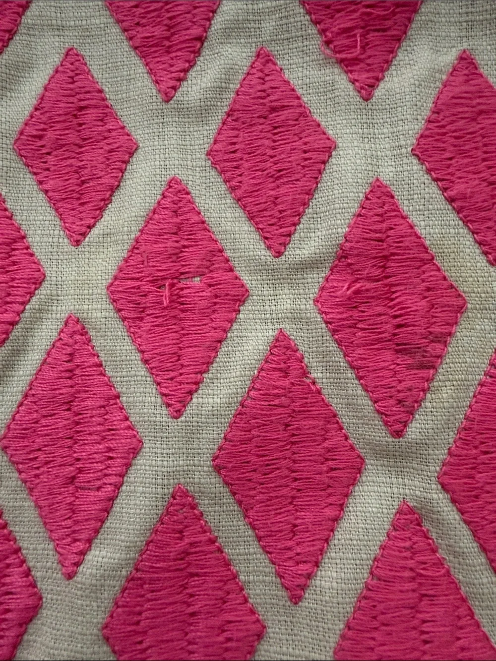 Women’s Pink Diamond-Pattern A-Line Skirt